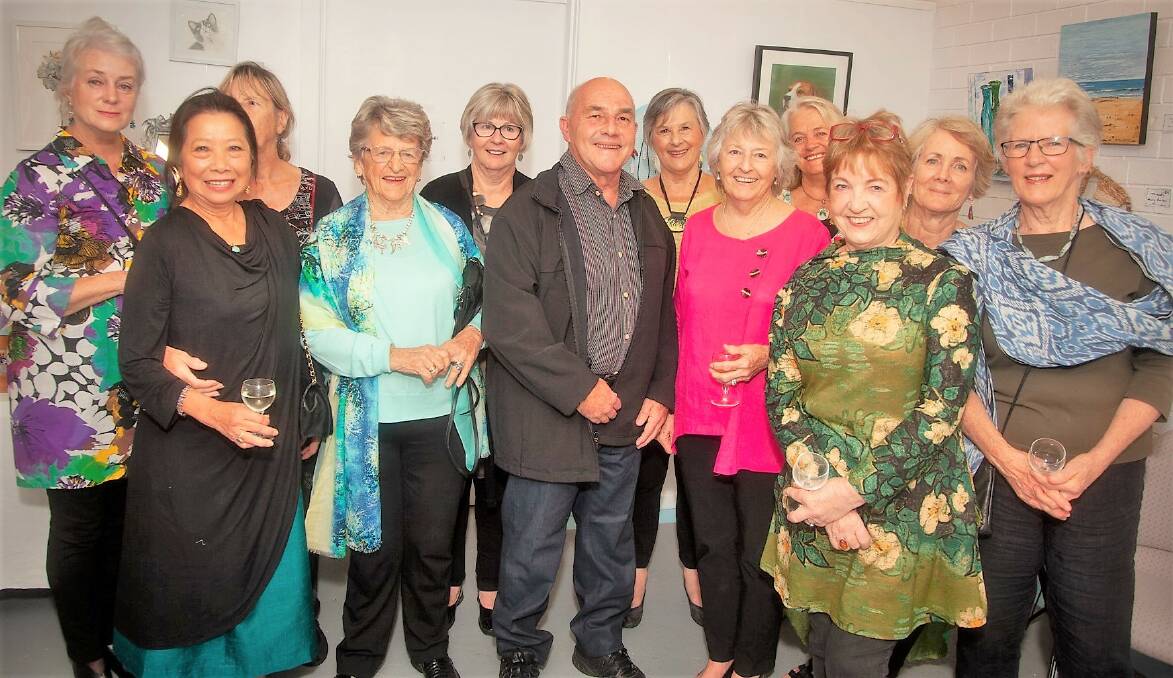 Some of the 18 artists currently exhibiting at the SoART Gallery... Julie Creagh, Noi Snith, Joy Macfarlane, Lorna Smyth, Ann Rogan, Cr Phil Constable, Anne-Maree Kape, Marg Ingamells, Helena Bettini, Denise Rungen, Suzanne Dainer and Janet Jones.