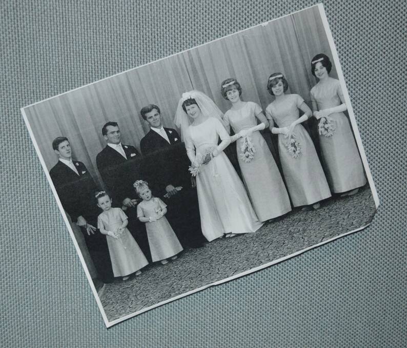 ORIGINAL PARTY: Ronald and Jeannette Miles on their wedding day 50 years ago.