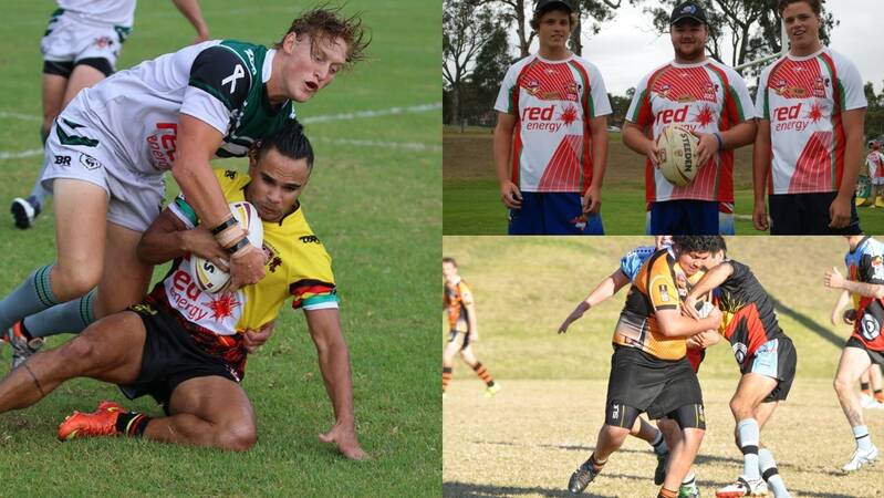 ON FOR YOUNG AND OLD: The Indigenous and All Star teams battle it out in last year's game(left), U18s Stingrays (top right), Moruya and Batemans Bay reserves (bottom left).