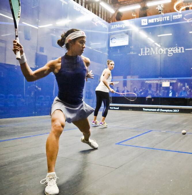 You don't have to look like this champ to enjoy squash. Batemans Bay Devils are about to launch their new season.