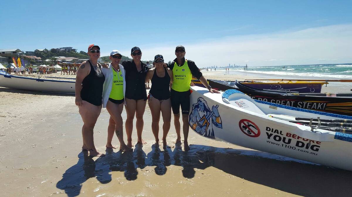 BRONZED AUSSIES: The Bay female women's masters surfboat crew won a bronze medal at the National Championships in Queensland this week.