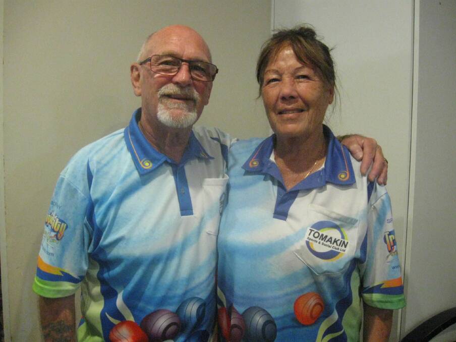 TWIST TOPS: Dick Morley and Jeanette Pooley.