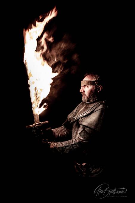 Another of Glen Braithwaite's photo taken during the Game of Thrones-inspired photoshoot. Picture: Glen Brraithwaite
