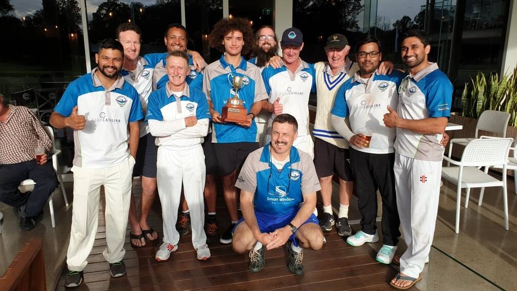 Champions: The Batemans Bay Cricket Club Third Grade side claimed the premiership after a phenomenal run in 2020/21. Photo: Batemans Bay Cricket Club. 