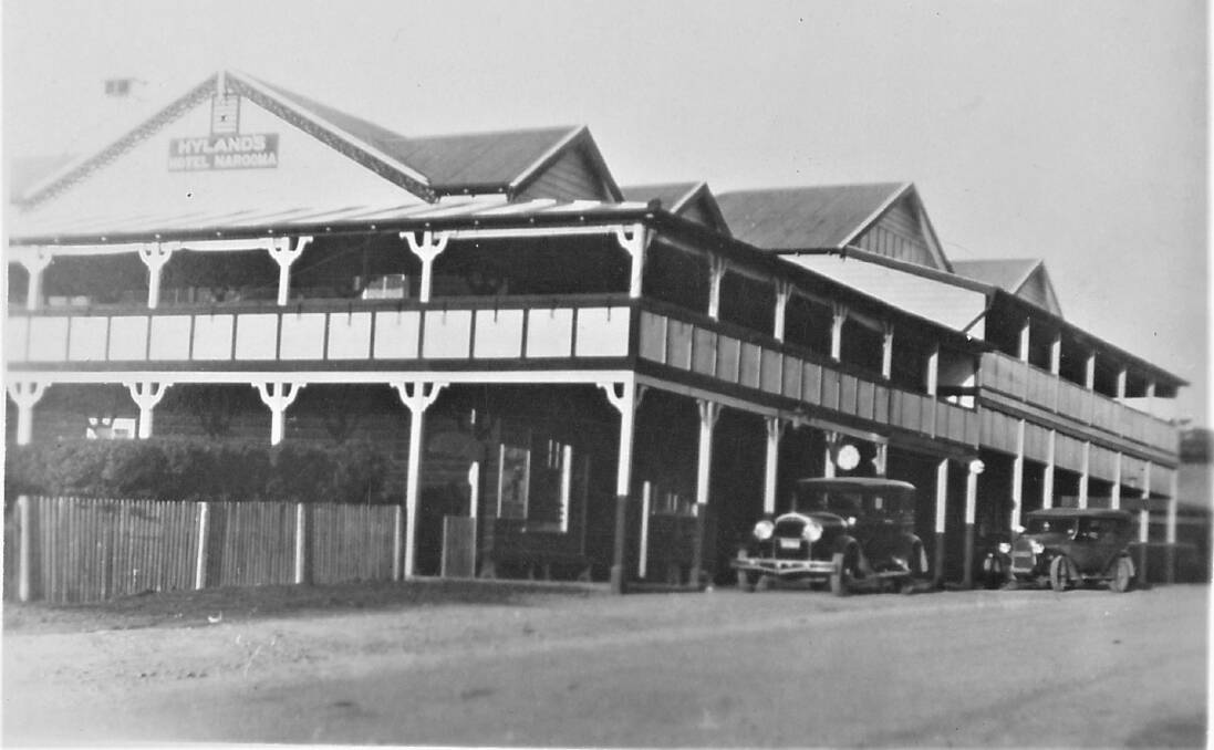 Palatial building: Improvements were made to Narooma's Hyland's Hotel in 1919-20, making it "the best hotel south of Sydney in appearance and position".