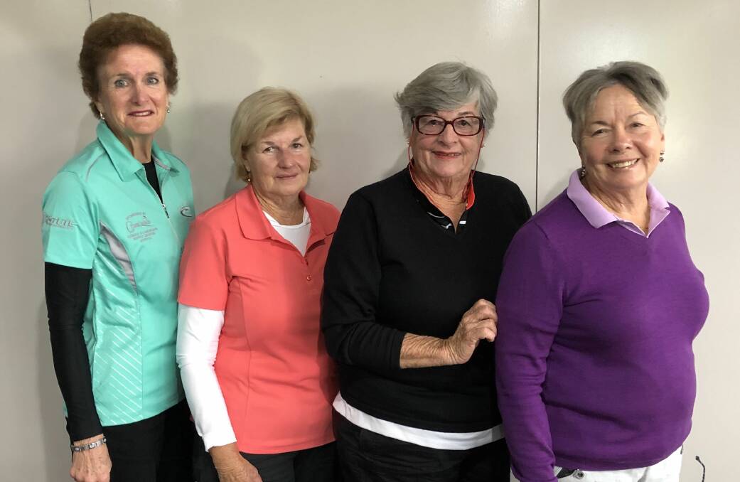 Moruya Ladies Golf: (from left) Margaret Douglas, Marie Muriwai, Edith Jones and Lynette Gibbs.