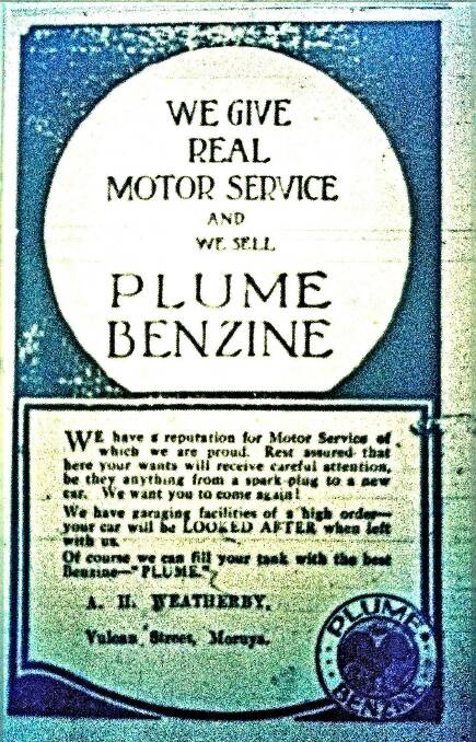 Those were the days: Remember when service stations all had mechanics? This is an advertisement from the January 24, 1920 edition of the Moruya Examiner. 