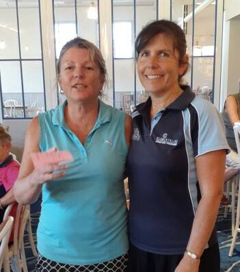 Catalina Ladies: 36 Hole Foursomes Championship Division 1 gross winners, Margaret Dickinson & Nikki Frank.