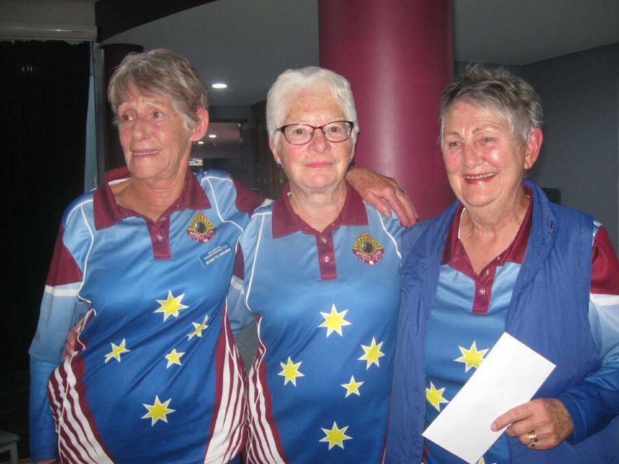 Malua Bay: 2nd, Queanbeyan, Jeanette Brewer, Linda Coply and Audrey Pritchard.