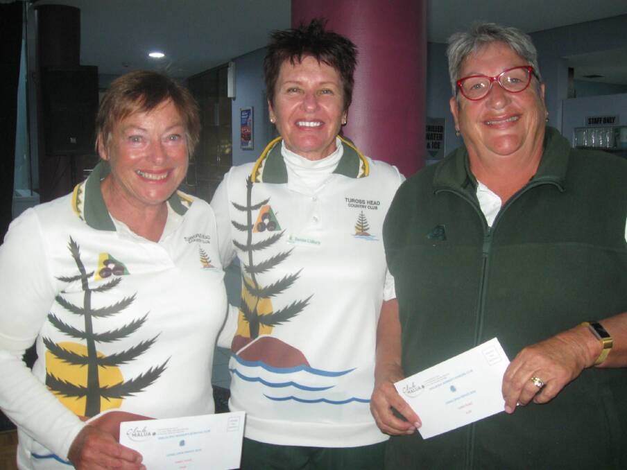Malua Bay carnival: 3rd Tuross Head, Gail Page-Davies, Denise Lidbury and Irene McDonald.