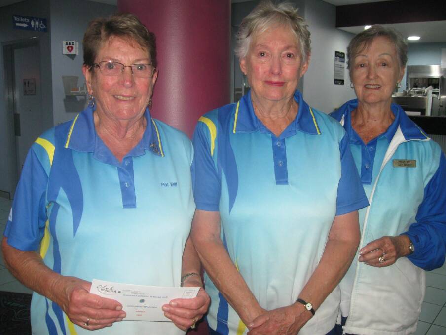 Malua Bay: Winners, Club Malua, Pat Bill, Helen Rees and Gay Biggs.