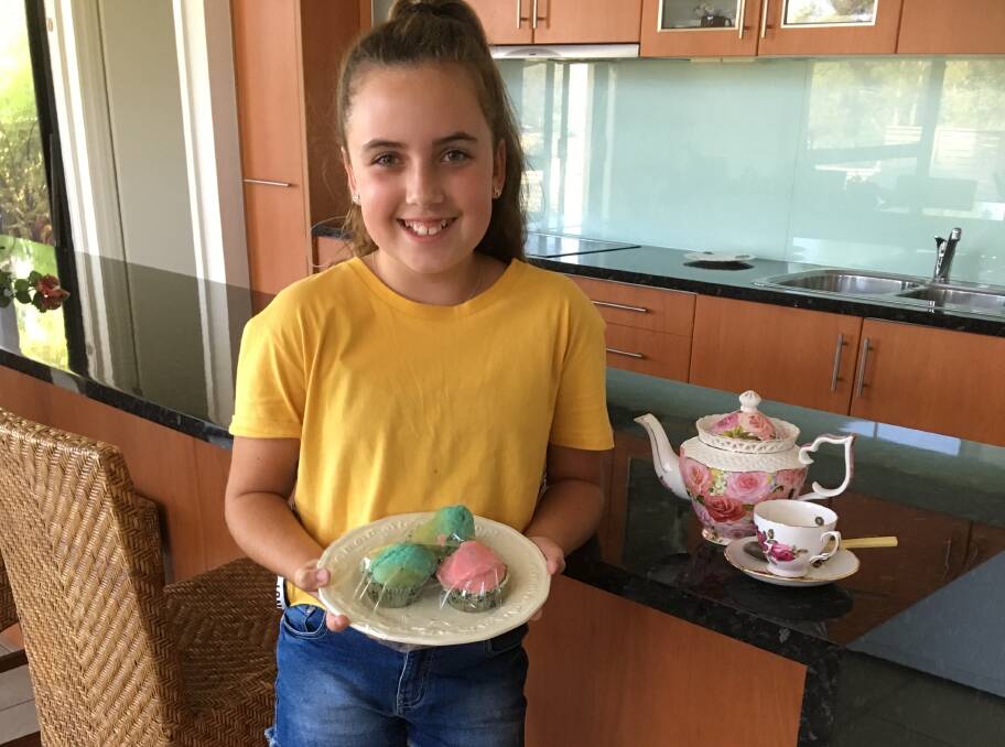 Fashionista: We have the early makings of a beautiful Fashionista in Milly Mayo who is already a fabulous cook and delivers cup cakes to all of her neighbours! I wish you lived next door to me Milly.
