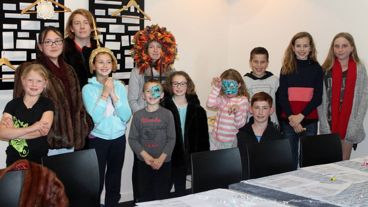  Play reading: Bay Theatre Players youth members at BTP's recent reading of 'The Lion, the Witch and the Wardrobe'.