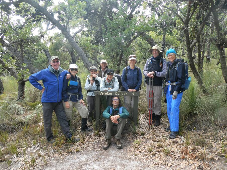 Ready to go: One of Batemans Bay bushwalkers' last camps in 2019 was to Wilsons Prom in Victoria. Everyone is keen for the 2020 walks program to start.