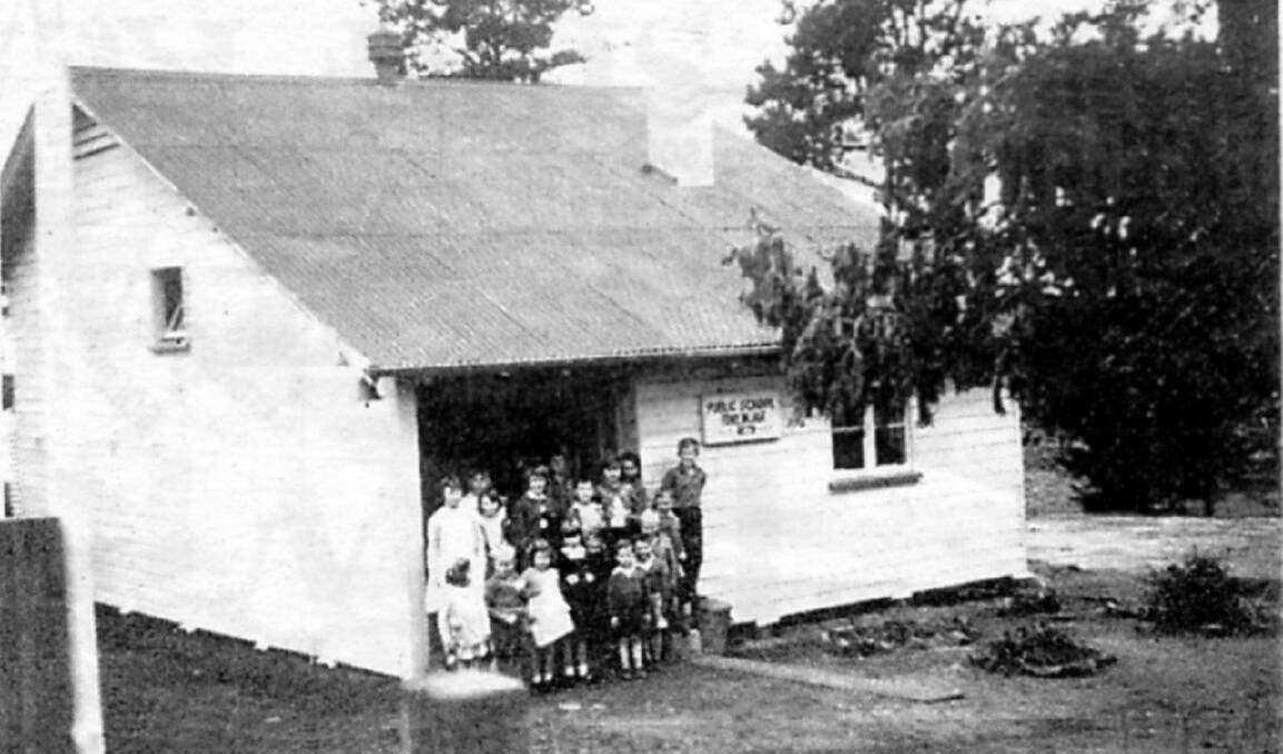 Looking back: Turlinjah School around 1937. (You can read the oldest surviving issue of the Moruya Examiner at https://mdhs.org.au/pdfs/References/MoruyaExaminer_2_March_1866.pdf)