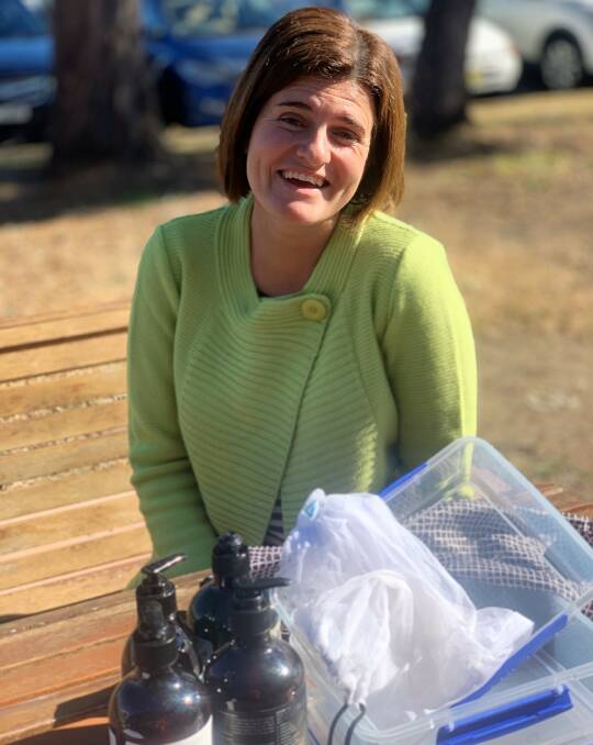 Doing the right thing: Courtney Fink-Downes wants more people to support Eurobodalla businesses that allow shoppers to bring their own containers.