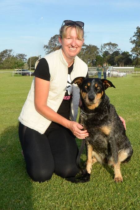 Teamwork: Melanie Musgrove and Rosie. Tonight is the last chance to join the club's Term 4 obedience classes, call Hilary on 0409 492 556.