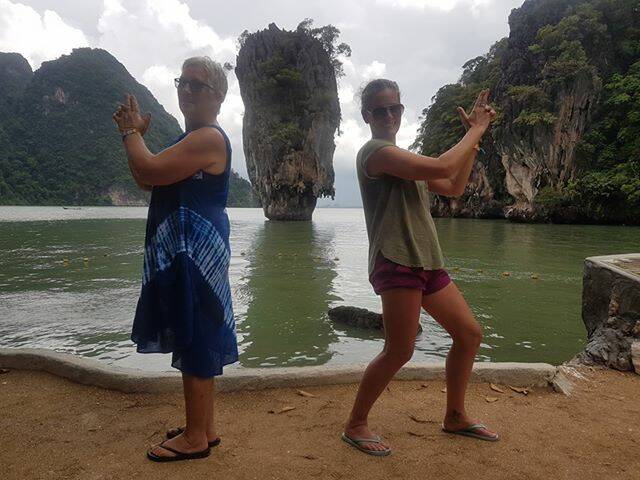 Fashionista: Two local Bond girls, Dianne Irwin and Jacqueline Van Roy, were caught rehearsing for their next James Bond film in Thailand recently. As we know, what happens in Thailand, stays in Thailand!