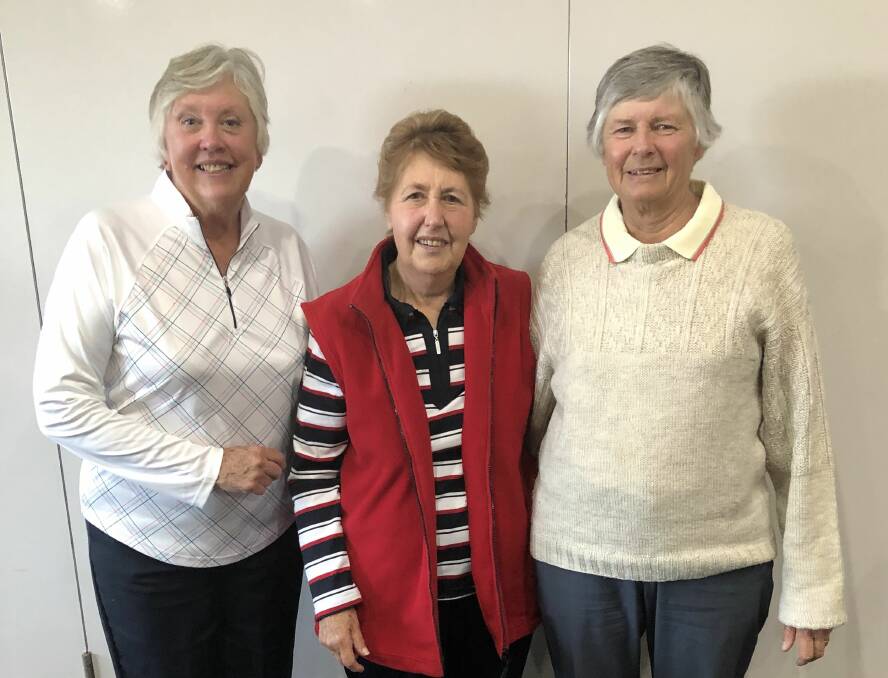 Moruya women: (from left) Val Moore, Shirley Noy and Jenny Ellis.
