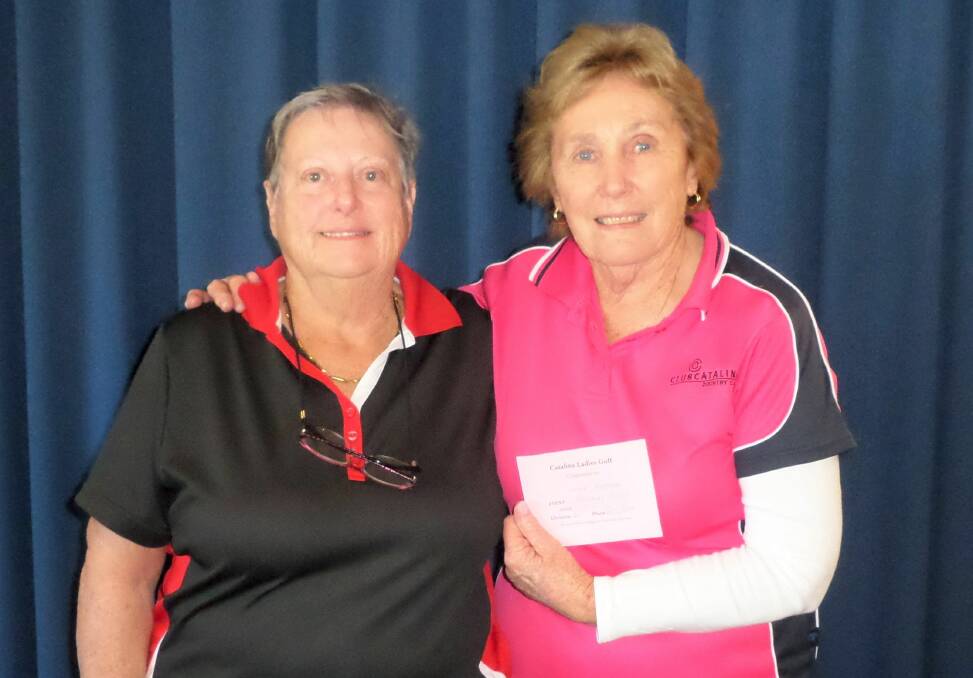 Catalina: Elaine Dawson and Helen Bunsell, C Grade 1st and 2nd place winners.