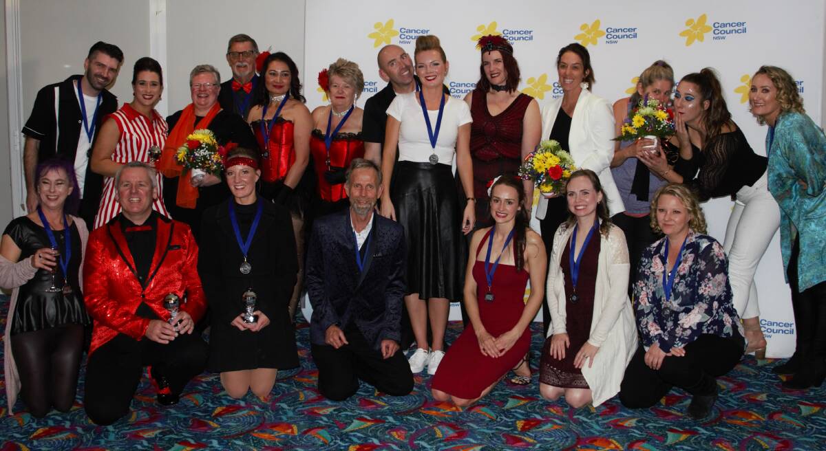 Stars of Eurobodalla dancers and instructors relieved after they performed at the August 10 show.