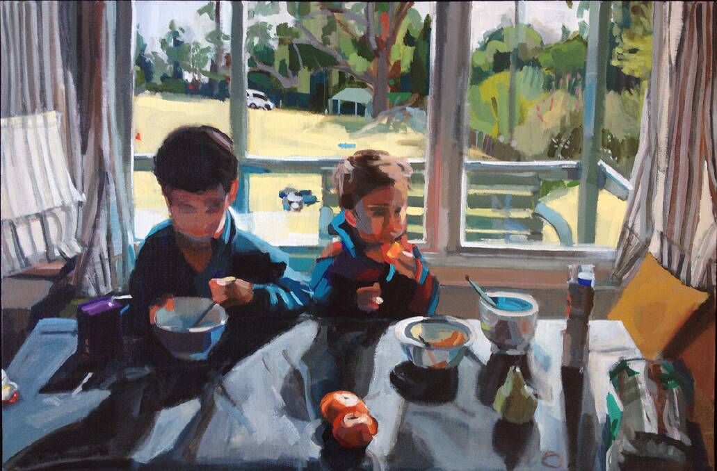 'Jamboree Morning' took out the 2018 Basil Sellers Art Prize for Wollongong's Anh Nguyen.