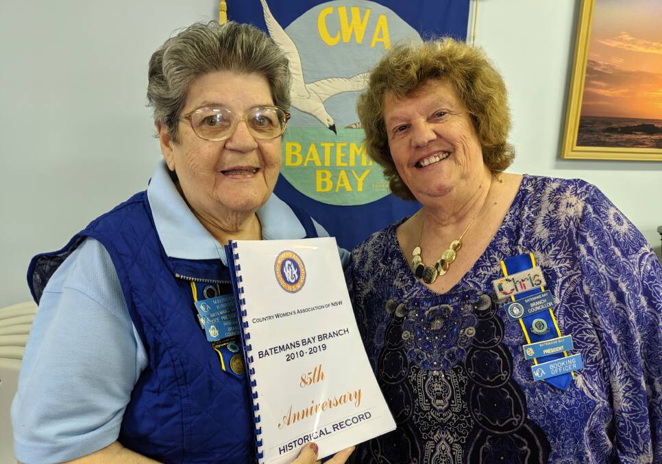 Batemans Bay CWA celebrates the relaunch of their history book
