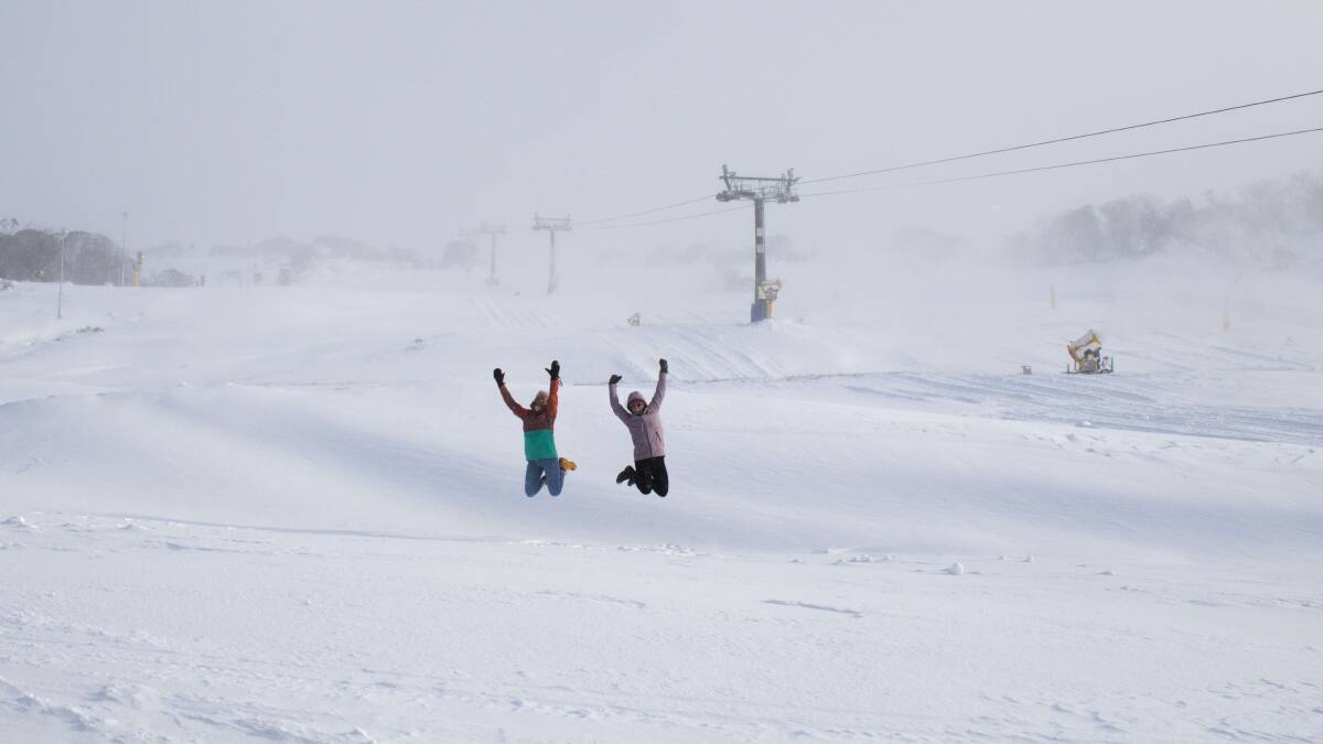 Perisher opened to skiers one week ahead of the official snow season. Picture: Perisher.