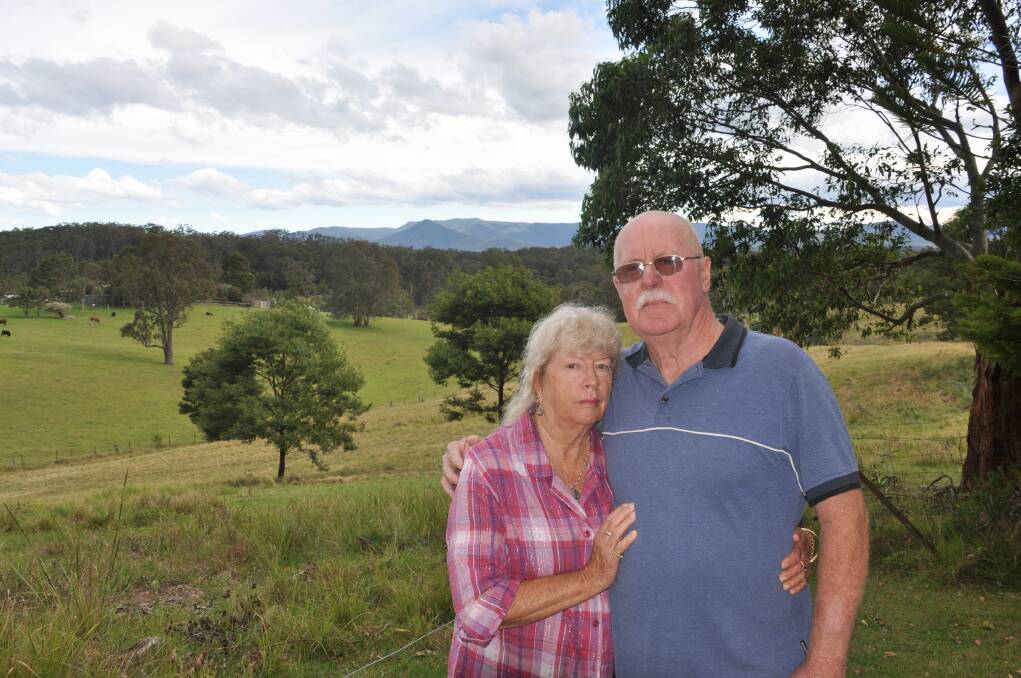 OPPOSING VIEW: Denise and Quentin Warden love the view from their Moruya home and oppose a solar farm planned for next door.