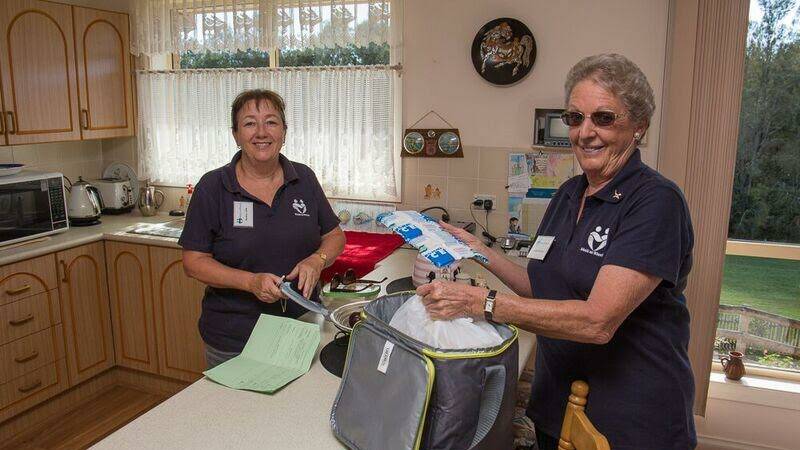 Meals on Wheels volunteers. The organisation says it will have to relocate, possibly to an expensive location, if the Batemans Bay Community Centre is sold or leased as recommended by the Eurobodalla Shire Council.