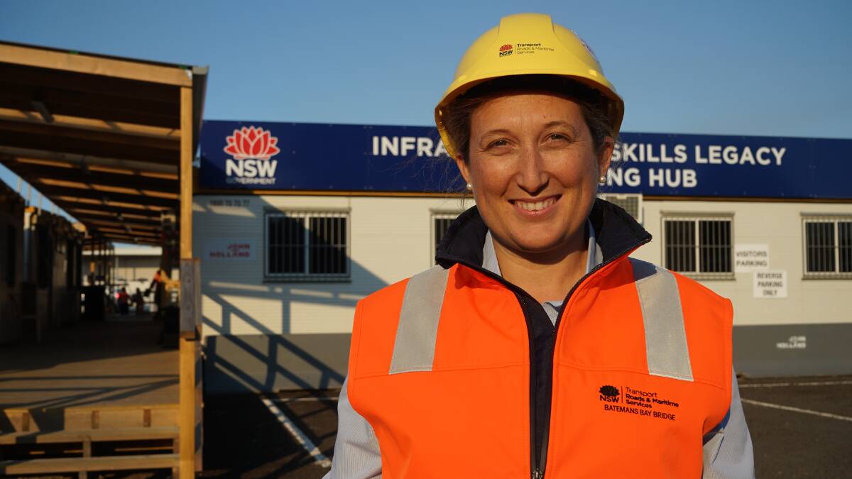 Batemans Bay new bridge contract project manager Kylie Curran.