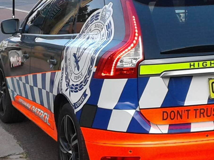Police say a Batemans Bay Highway Patrol vehicle witnessed a car roll into an embankment near Bimbimbie. Picture: South Coast Police District.