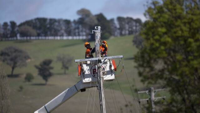 Essential Energy crews were called to repair the high voltage electricity network after wild weather on Tuesday morning, July 14. File image: Essential Energy