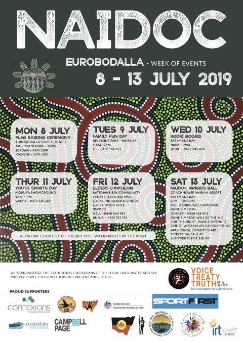 This year's Eurobodalla Shire program for NAIDOC Week beginning Monday, July 8.