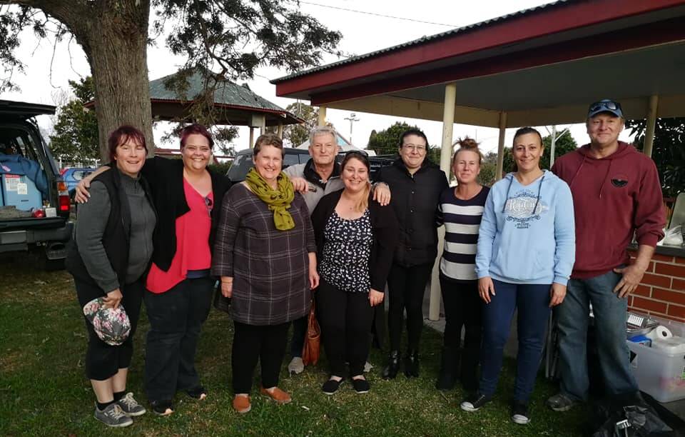 The crew involved in launching the Moruya Street Kitchen in July, 2019. Co-founder Nicky Axisa has asked for more donations leading up to Christmas. Picture: Moruya Street Kitchen.
