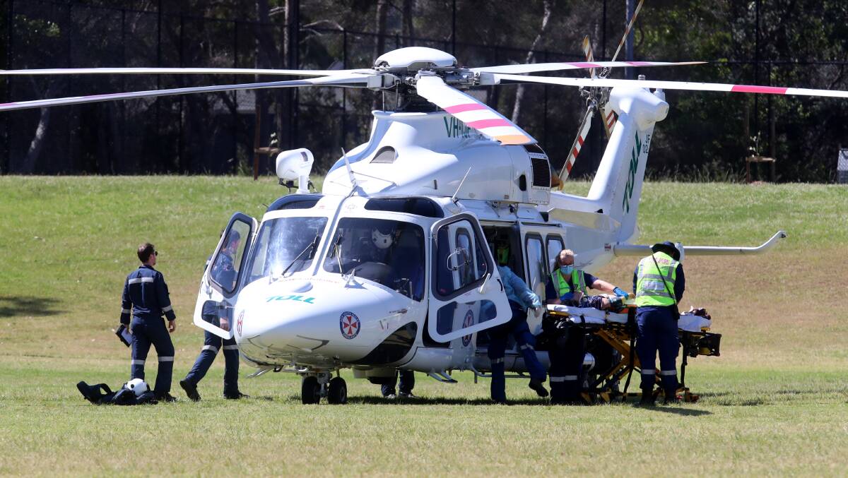 The injured women were airlifted in separate choppers to three different hospitals.
