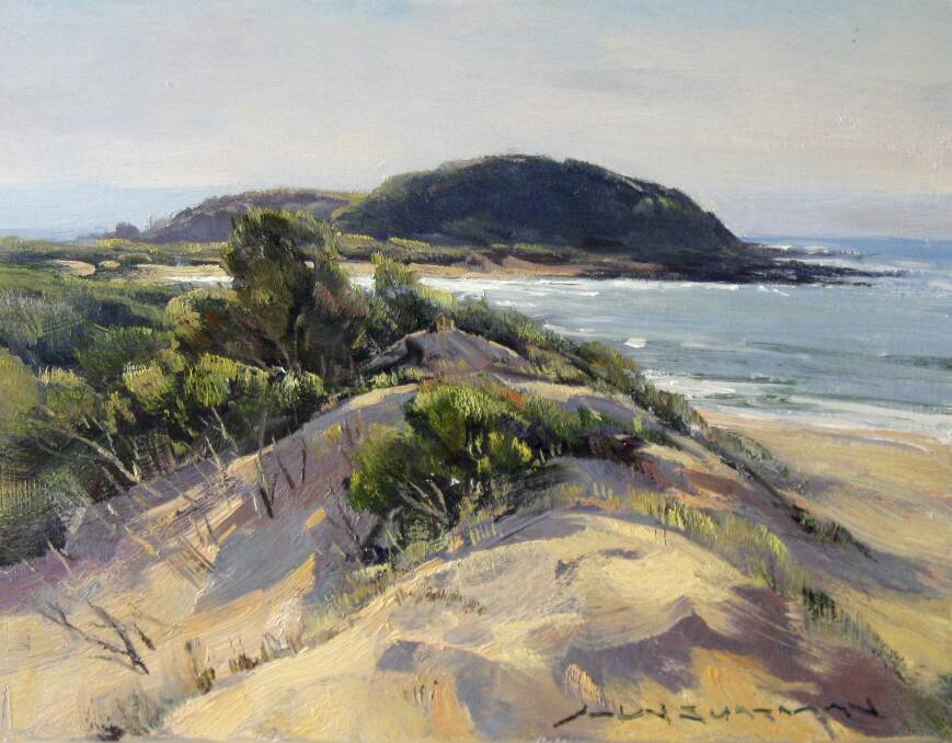 Broulee Island by John Sharman at Bungendore Woodworks Gallery.