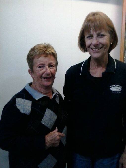 Lyn Benger and Jenny Wark, Tuross Head daily winners.