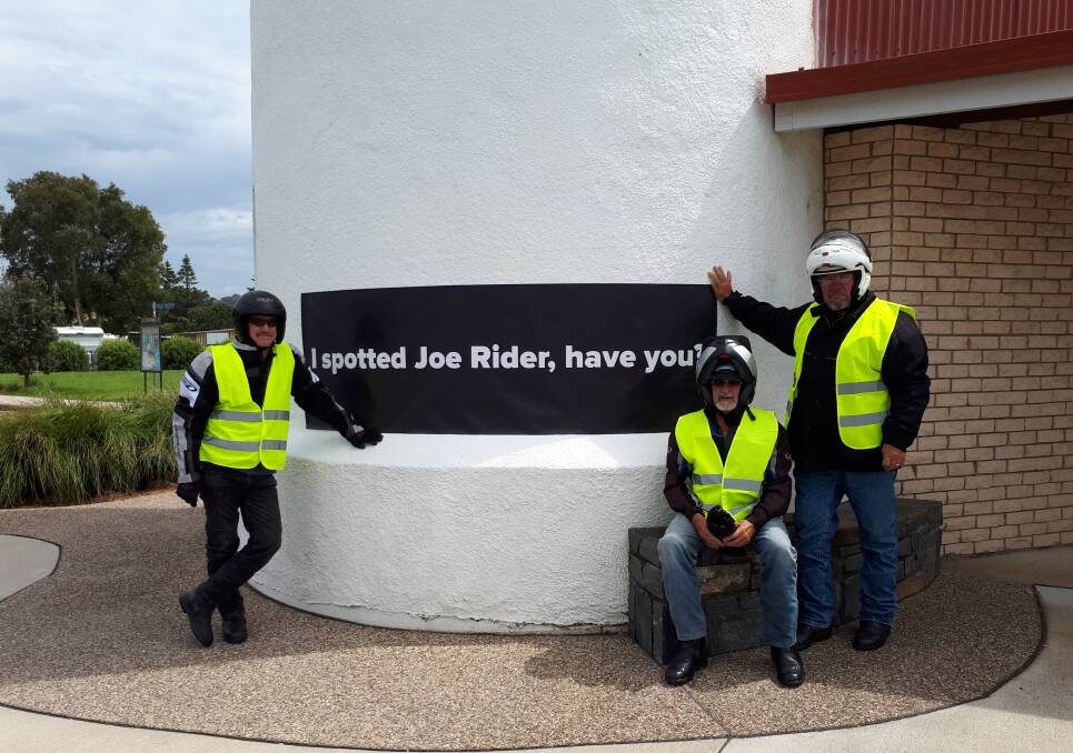 The “Spot Joe Rider” campaign will again take place in Eurobodalla for Motorcycle Awareness Month this month. 
