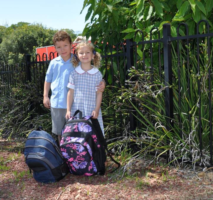 HEARS CHEERS: John and Annie Fleming are looking forward to the school year. Annie will be starting mainstream education with her peers, after receiving early intervention for her hearing loss from The Shepherd Centre.