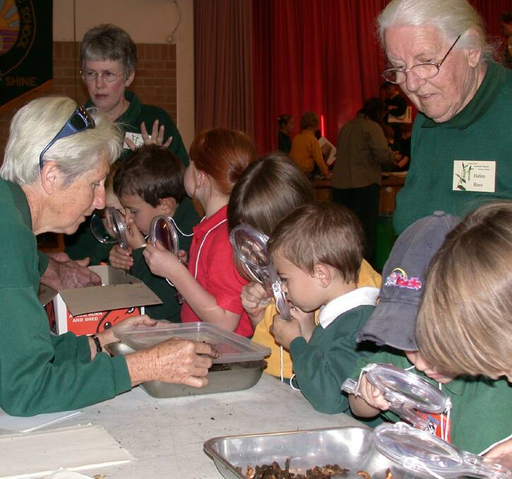 LEGACY: Helen providing environmental education for Year 4 students from the Shire’s schools, 2004.