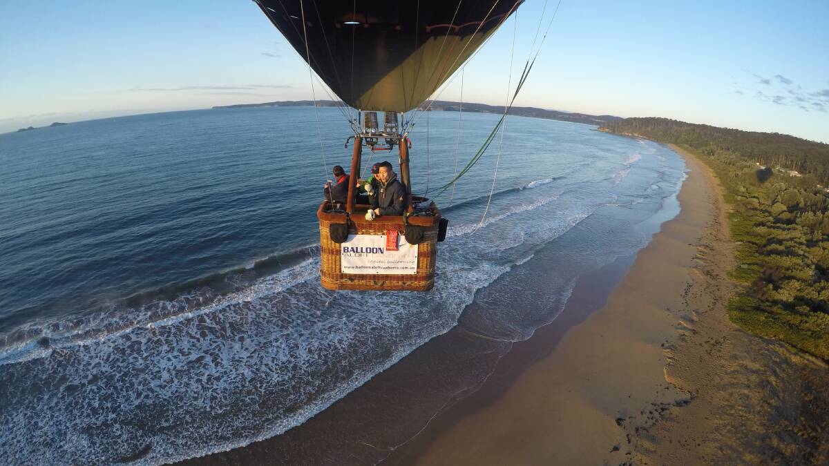 Balloon Aloft Canberra sent us these images of a recent bid to balloon from Batemans Bay to Braidwood.