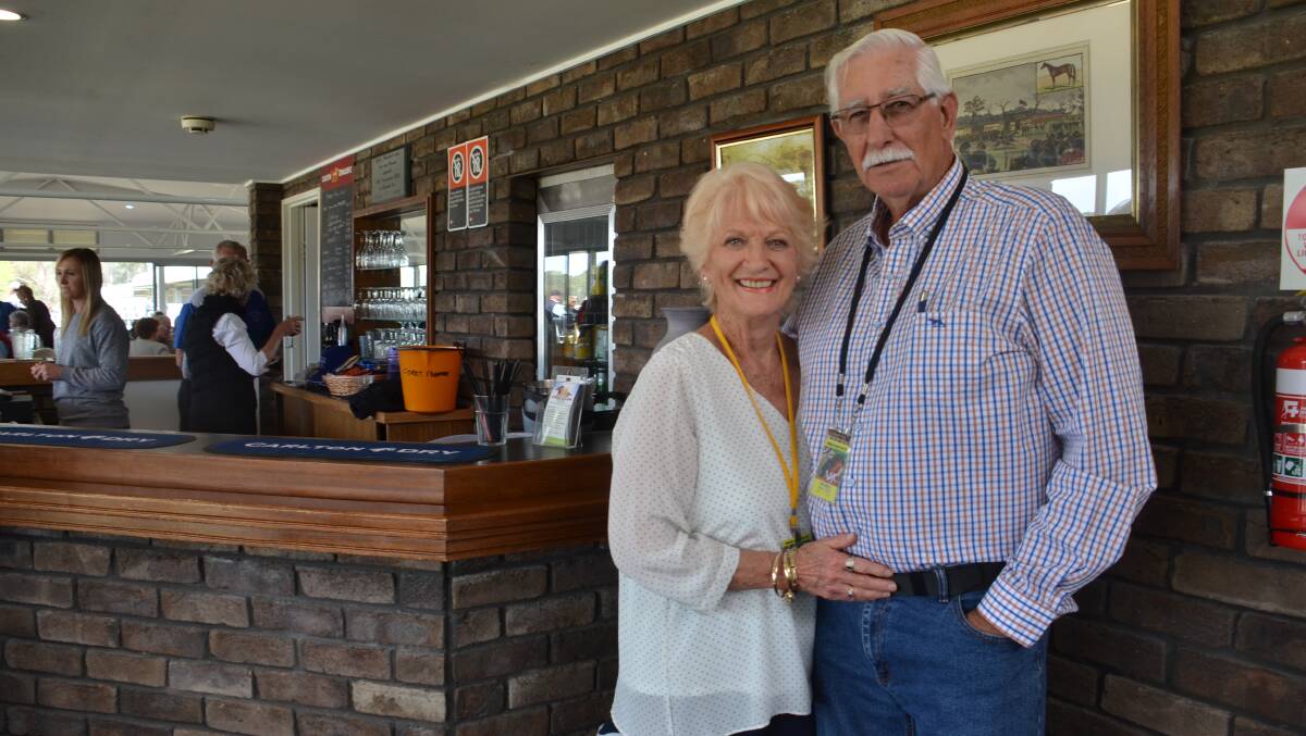 BRIGHT FUTURE:Jan and Darcy Nelson at the Moruya Races on Friday, September 28. 