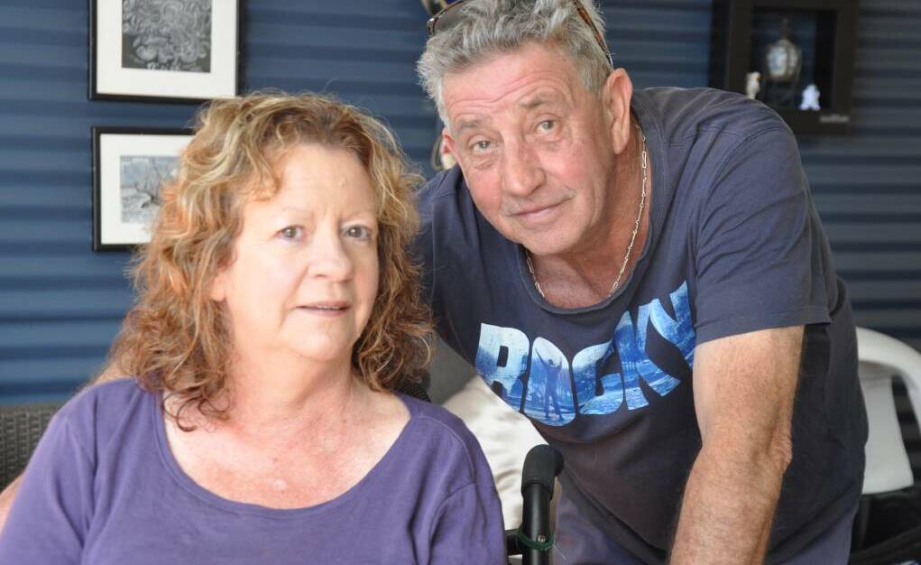 THANK YOU: Phil Penman cares for his wife, Sharon, who has Motor Neurone Disease. Mr Penman has spoken out about the importance of supporting carers.