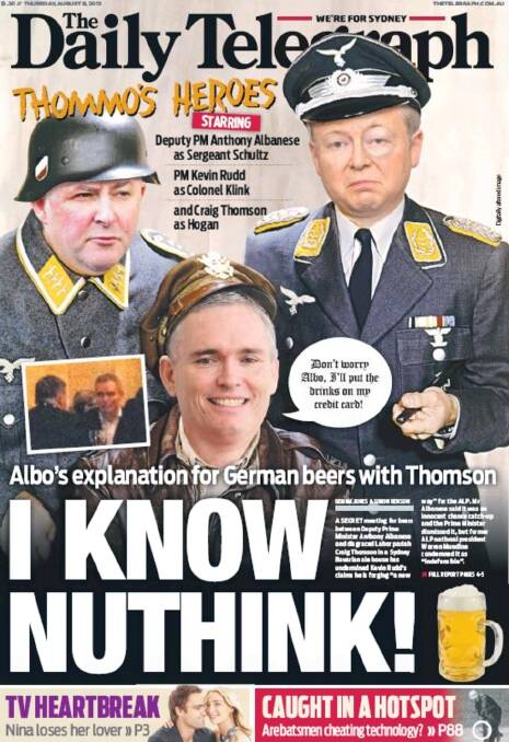 In the past, shameless tabloid monstering struck terror into the hearts of those who worked for politicians. Photo: Daily Telegraph