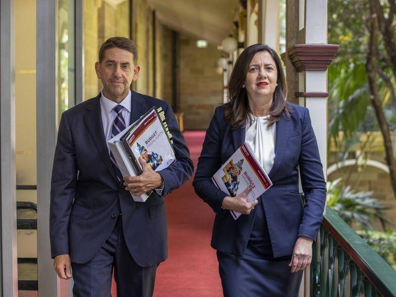 Queensland Treasurer Cameron Dick and Premier Annastacia Palaszczuk deliver the 2020 State budget.