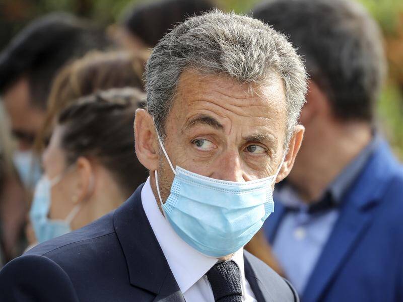 Former French President Nicolas Sarkozy is being tried on corruption charges.
