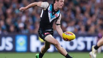 Signing a fresh contract with Port Adelaide was an easy decision, Zak Butters says. (Matt Turner/AAP PHOTOS)