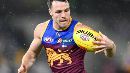 Lincoln McCarthy will play his 150th AFL game when the Lions take on the GWS Giants. (Darren England/AAP PHOTOS)