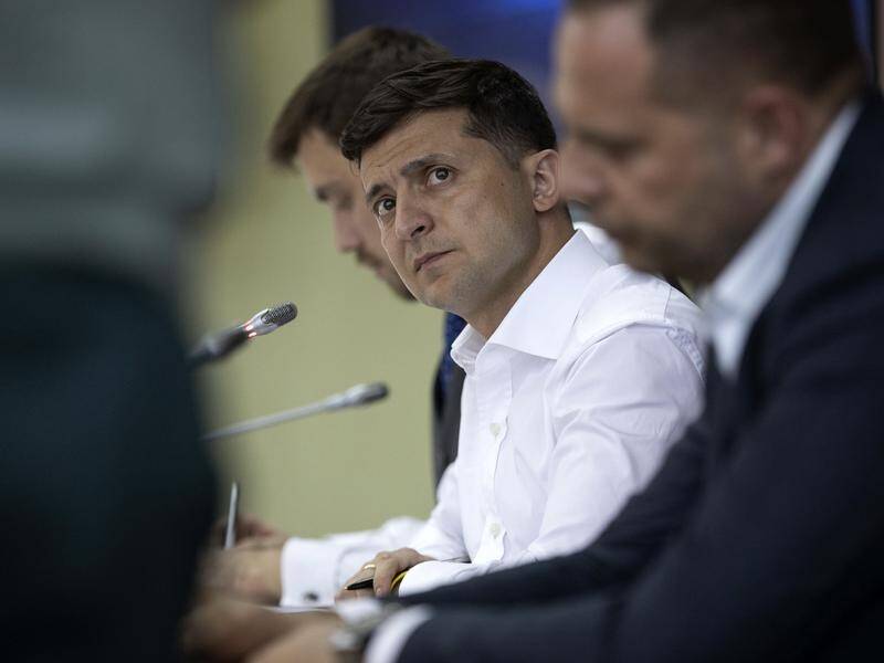 Ukrainian President Volodymyr Zelenskiy says he supports a prisoner exchange with Russia.